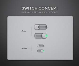 Switch Button Background Psd Material