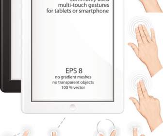 Tablet Pc Touchscreen-Gesten
