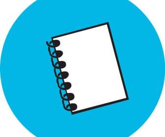 Das Blaue Notebook-Symbol