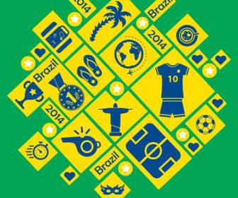 O ícone De Copa Do Mundo Brasil