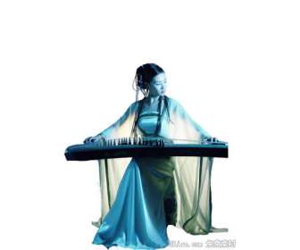 the classical beauty of guzheng psd material