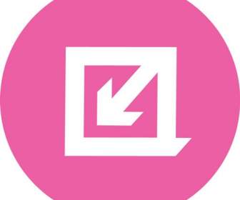 The Pink Arrow Icon