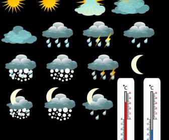 Thermometer Weather Icons