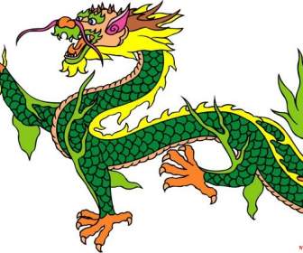 Traditional Chinese Dragon Pattern Material