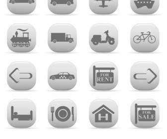 Travel Traffic Sign Icons