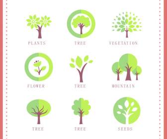 ícones De árvores