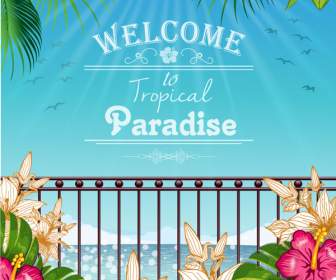 Panorama Di Paradiso Tropicale