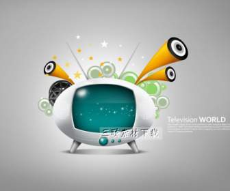 tv fashion elements psd material