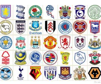 Vereinigtes Königreich Fußball Club Abzeichen Symbole