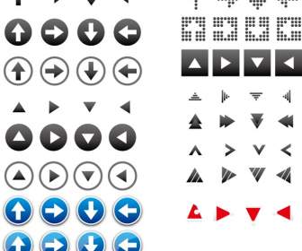 Variety Of Arrow Icon Material