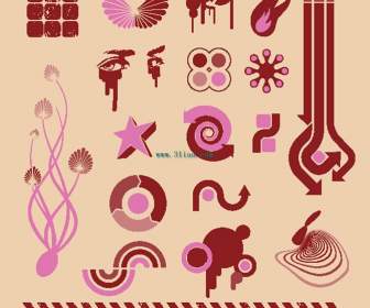 Variety Of Design Icons Material