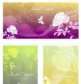 Variety Of Fantasy Butterfly Pattern Background Material