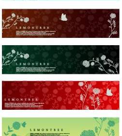 Variety Of Flower Pattern Background Material