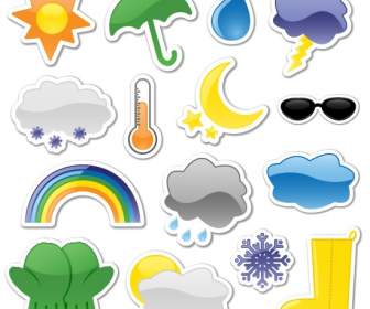 Variety Of Weather Icons