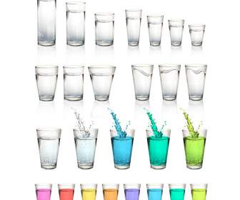 Various Colors Of Fruit Juice
