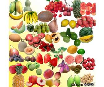 様々 な果物の Psd 素材