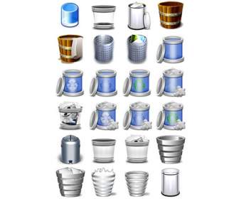 various types of recycle bin icon png