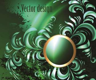 Vector Classic Green Pattern