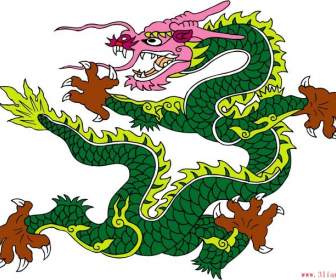 Vector In Ancient China Dragons