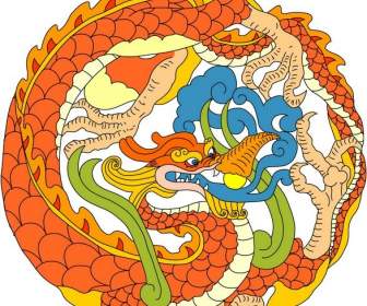 古典的な中国のドラゴンのベクトル