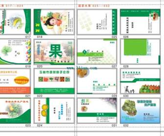 Gemüse- Und Industrie Visitenkartenvorlage