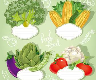 Gemüse-Etiketten