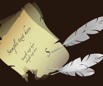 Vintage Feather Stationery