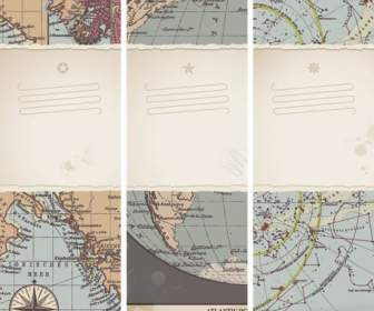 Vintage Map Banners