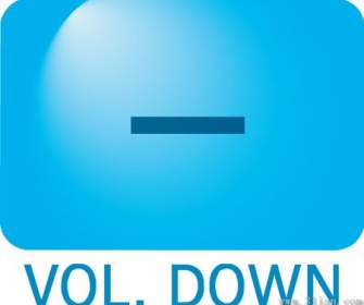 Vol Down Symbol