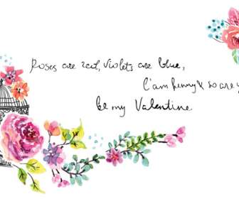 Watercolor Floral Invitation Cards
