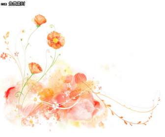 Watercolor Flower Psd Source File