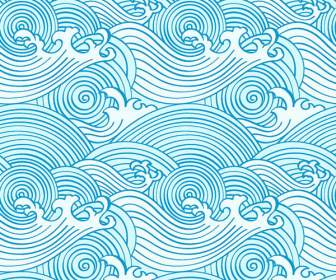 Wave Pattern Advertisement Background