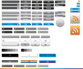 Web Page Buttons Material