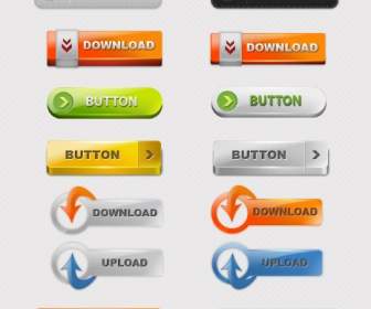 web page buttons psd icon