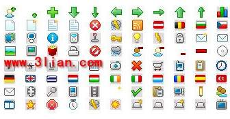 web page icons