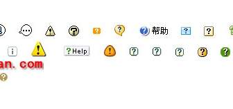 web page question mark exclamation point icon