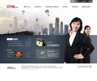website templates design psd material