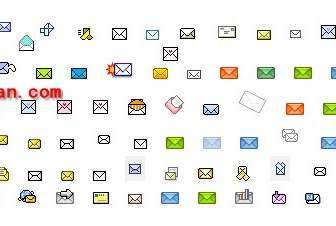 website text message icons