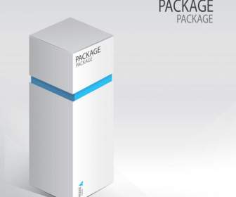 Weiße Parfüm Verpackung Karton