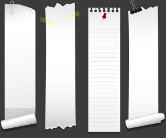 White Rolled Edge Notebook