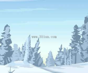 Scena Di Neve Inverno