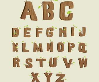 Holz Buchstaben