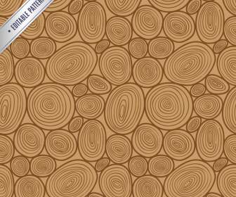 Wood Rings Seamless Background