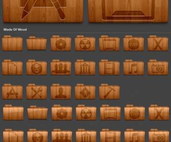wood series folder icon