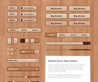 wood themes web ui design source files