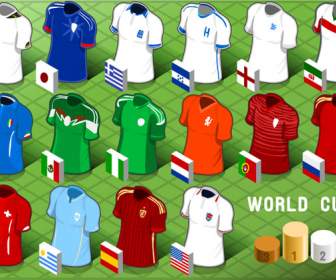 Diseño De Camiseta De Copa Mundial