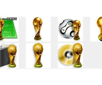 Descarga Icono De Mundo Copa Fútbol Trofeo