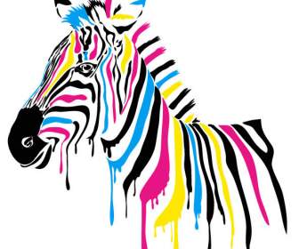 Zebra-Cmyk-Tinte