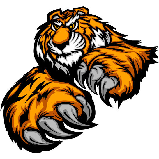 Tiger Kopf Symbol material