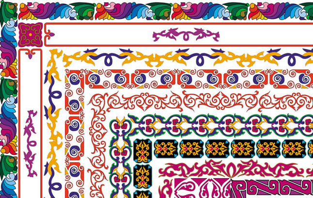 Traditional Borders Psd Layered Material